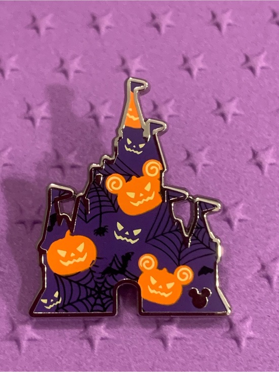 Disney Jewelry - Disney Silver Castle Enamel Pin
